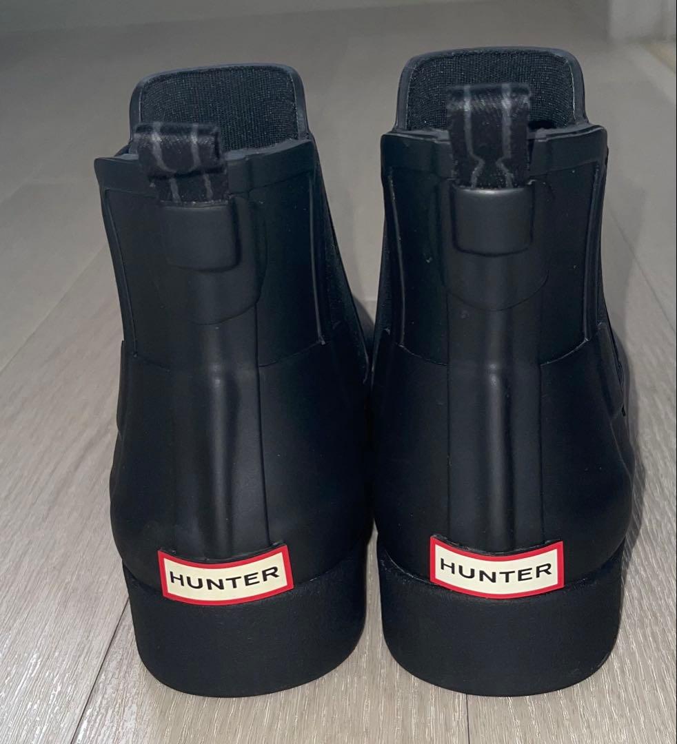 HUNTER レディースレインブーツ ブラック UK4（23〜23.5cm）
