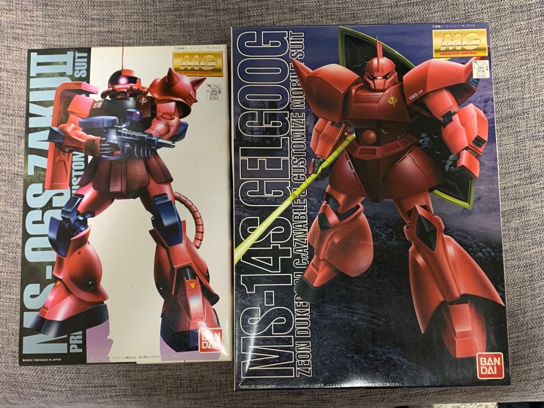 ガンダム MG ザクⅡ コーティングバージョン MS-14 ゲルググ 5体まとめ