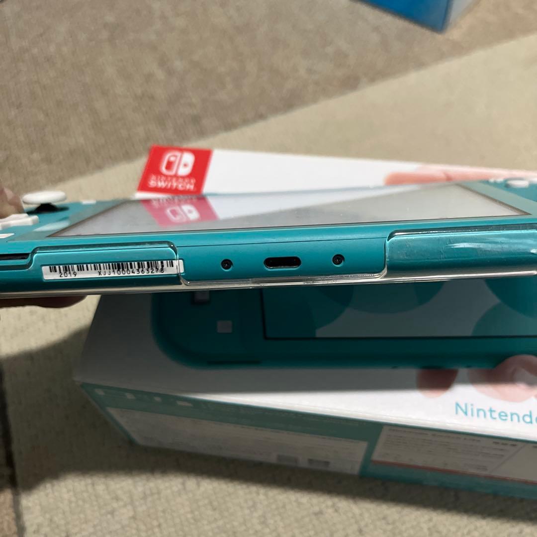 美品】箱＆カバー＆フィルム付きNintendoSwitchLite ターコイズ