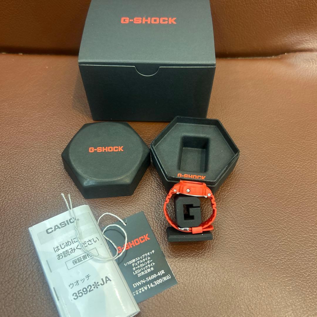 入手困難品 新品未使用‼️】G-SHOCK DWN-5600-4JR 赤 リング - メルカリ