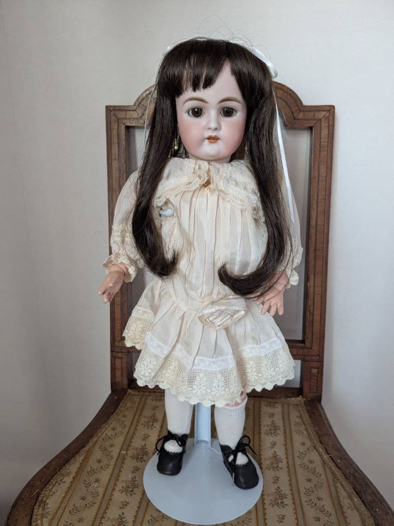 アンティークビスクドール ドイツの子 ハンドベルク - メルカリ