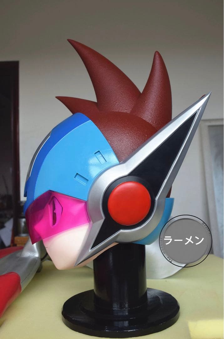 【美品】【未使用】マスク　アトラク　コスプレ　流星のロックマン1/1プロップ