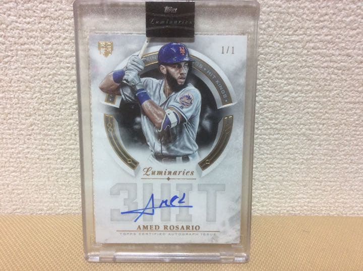 Amed Rosario ルーキー直書き直筆サインカード世界に1枚限定！