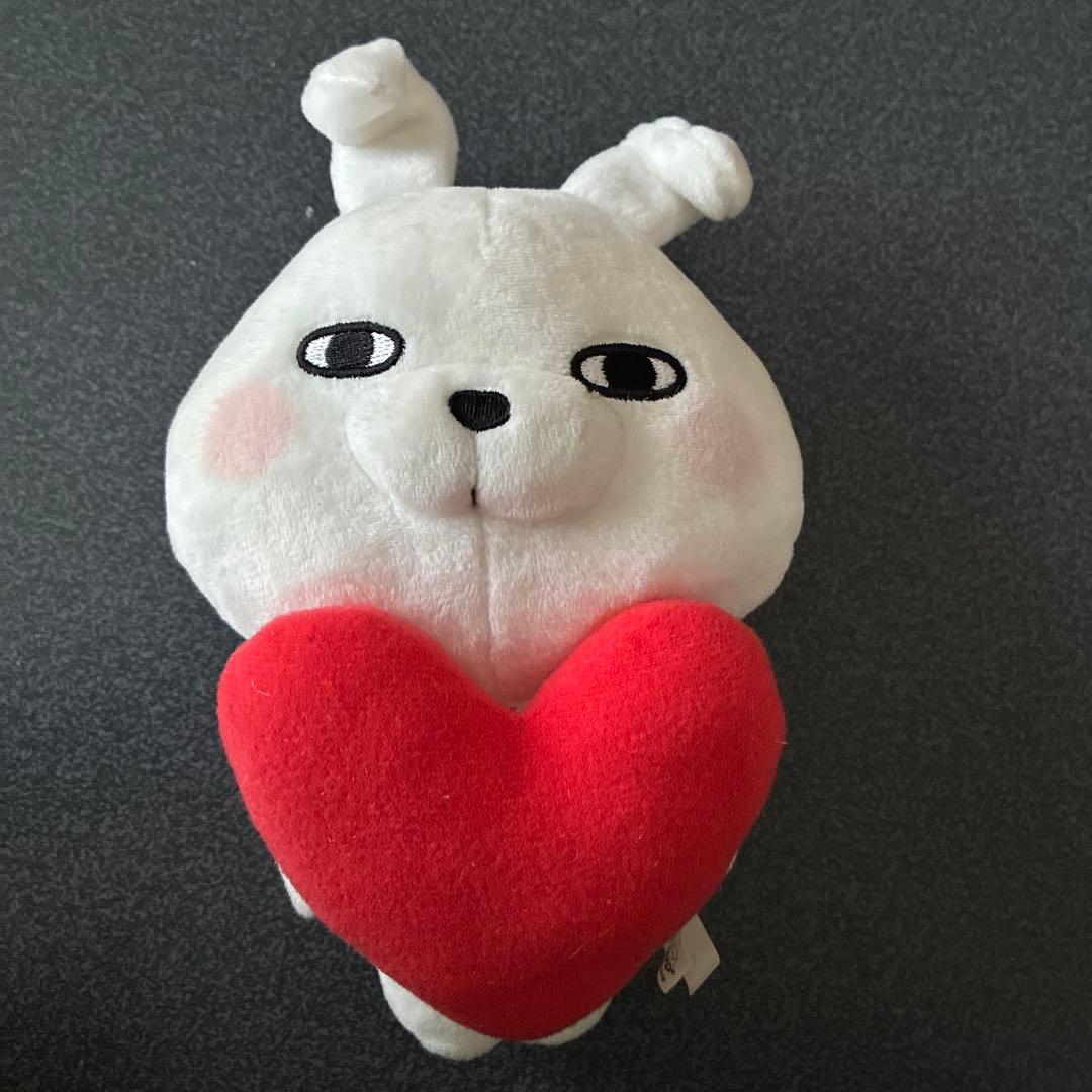 ヨッシースタンプ ウサギ ぬいぐるみ ハート LINEスタンプ マスコット