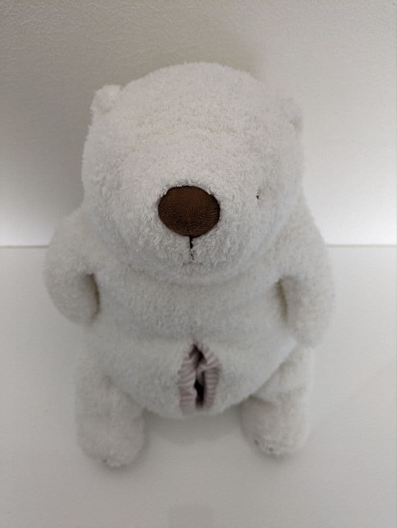 ジェラートピケ シロクマティッシュカバー ティッシュケース