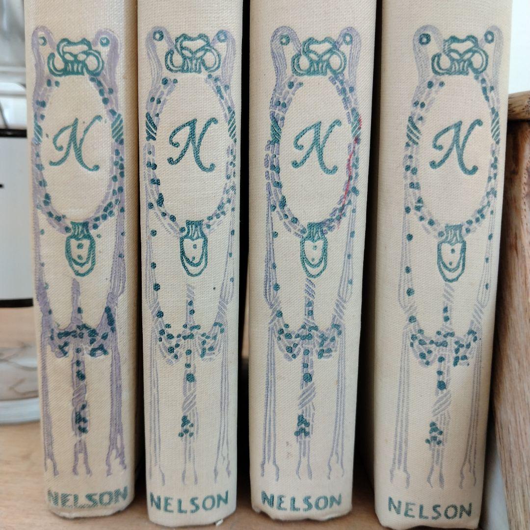 D】フランスアンティークネルソン(NELSON)4冊本セット