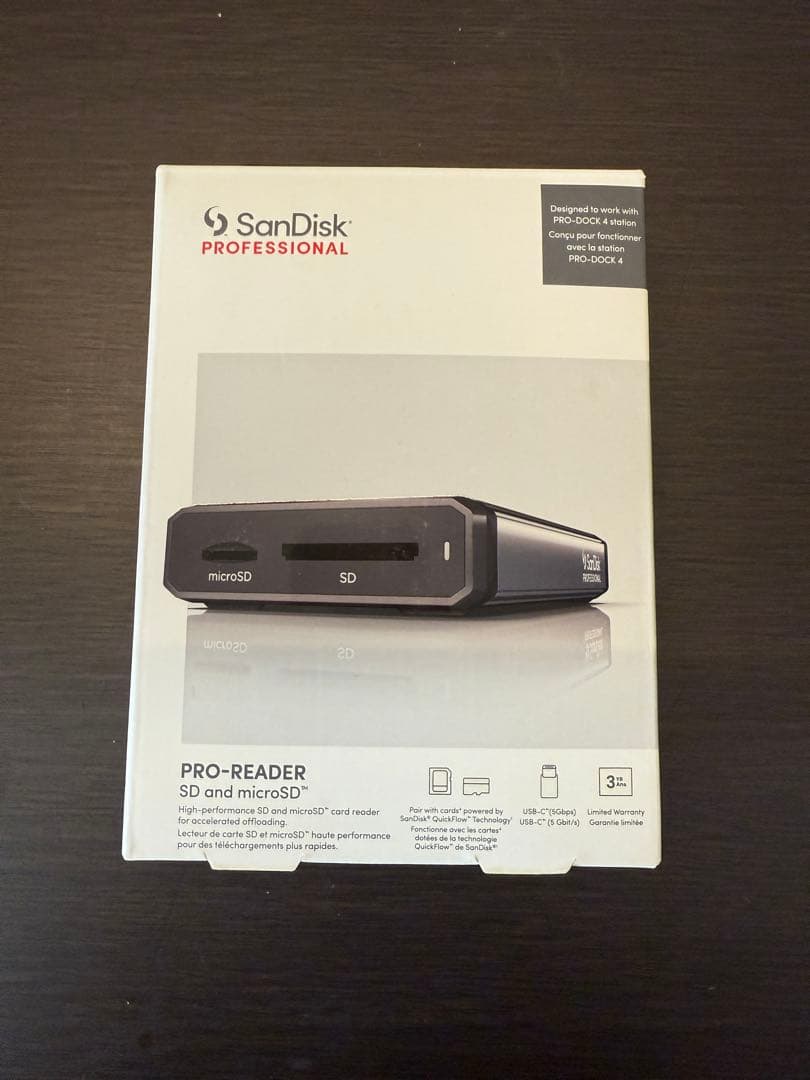 外付けハードディスク・ドライブ SanDisk Professional PRO-READER SD/micro SanDisk Professional PRO-READER SD and microSD™ | Sandisk