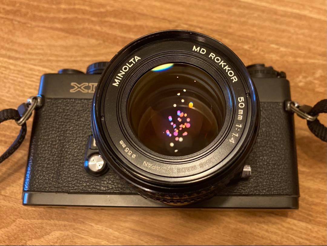 精度良好・モルト交換済】Minolta XD 黒／MD 50mm f1.4 Minolta 50mm f1.4