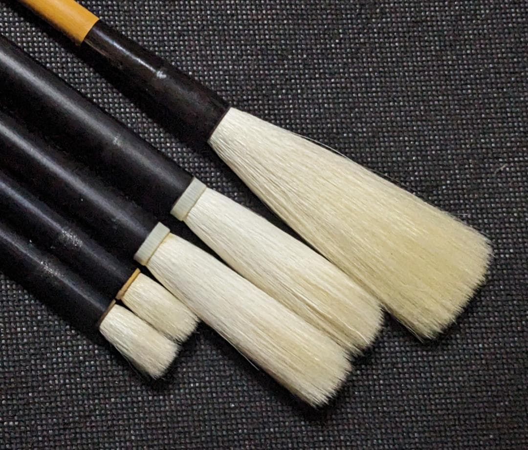 【 まくり(プロフ必読お願いします！)】　　◆高級羊毛筆５本