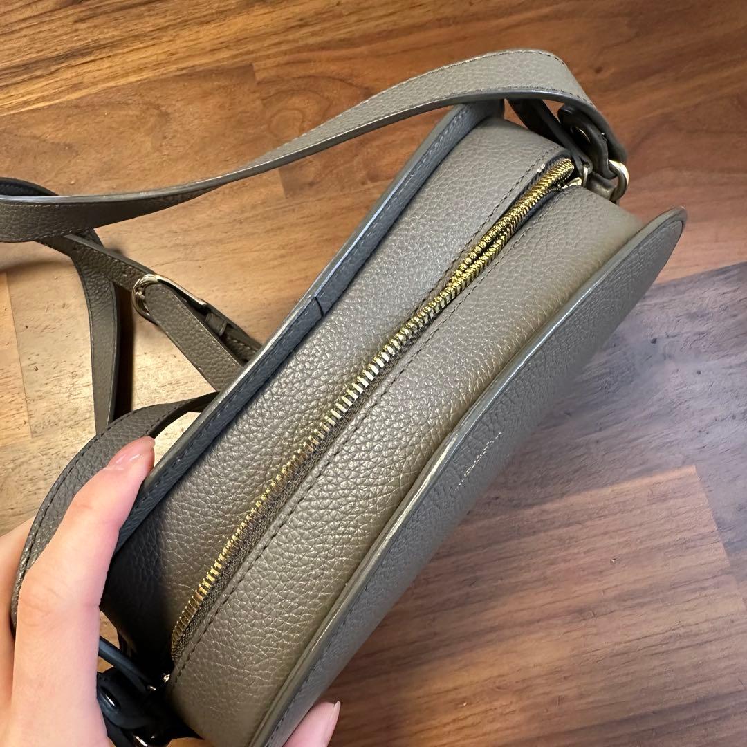 《美品》APC＊ハーフムーンバッグ(グレー)