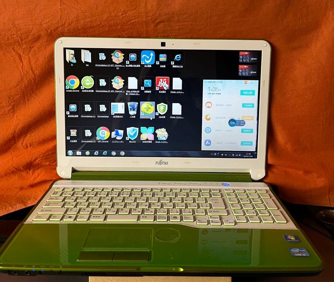 Fujitsu ノートPC グリーン AH FMVA54HR 今までに発表した主な製品（ノートブックPC LIFEBOOK（ライフブック