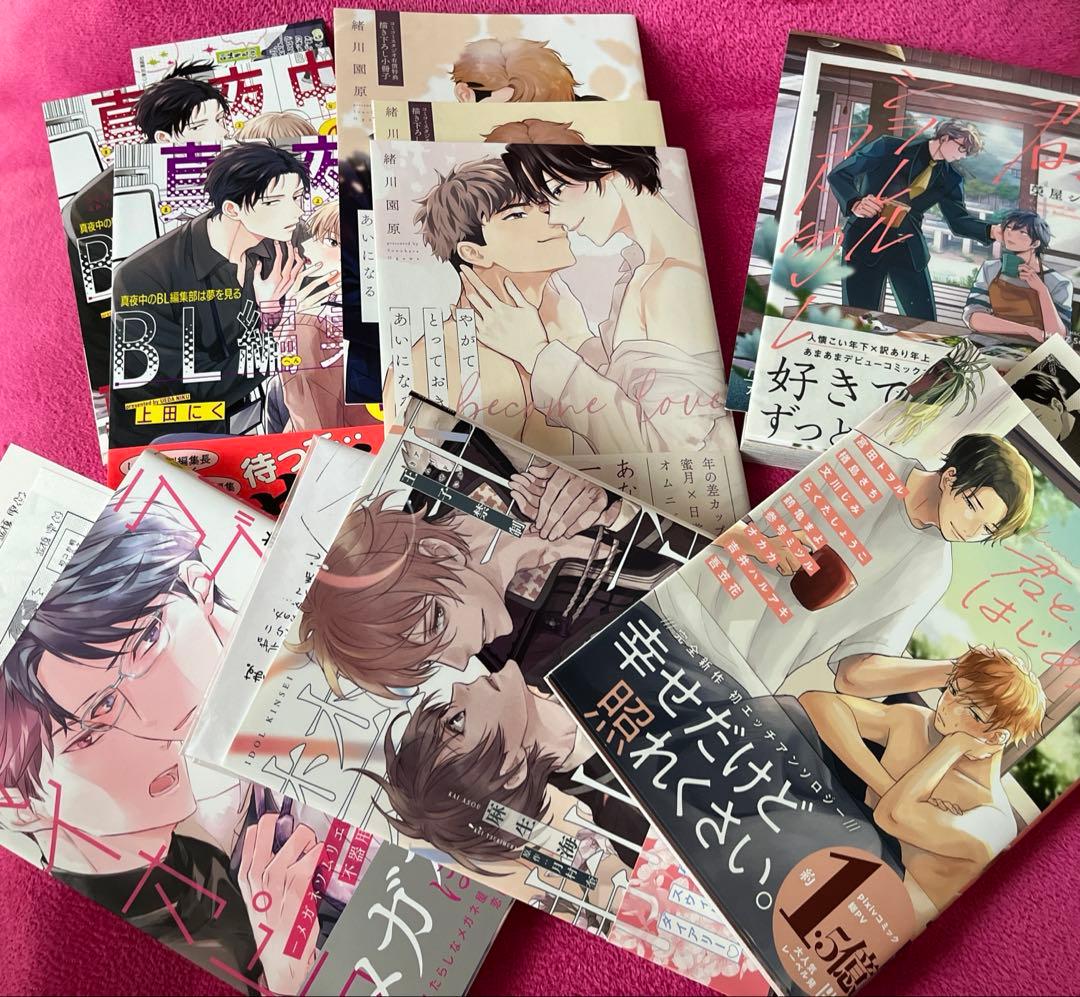 【まとめ売り】BLコミックスいろいろ44冊特典付き