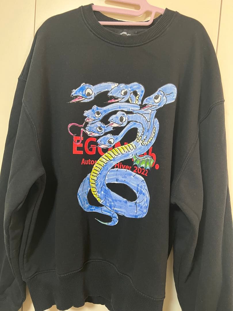 EGONLAB 22AW スネークプリントスウェット