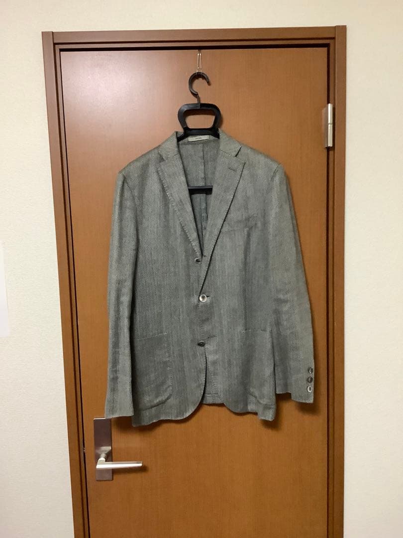 ボリオリ　ジャケット　グレー BOGLIOLI（ボリオリ）DOVERドーヴァー ウールホップサックソリッド3B