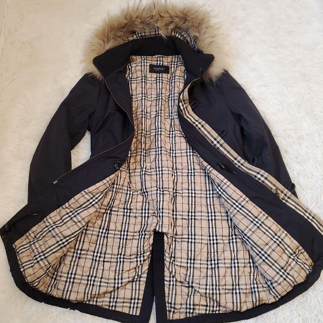 ⭐良品⭐BURBERRY BLACK LABEL ノバチェック モッズコート
