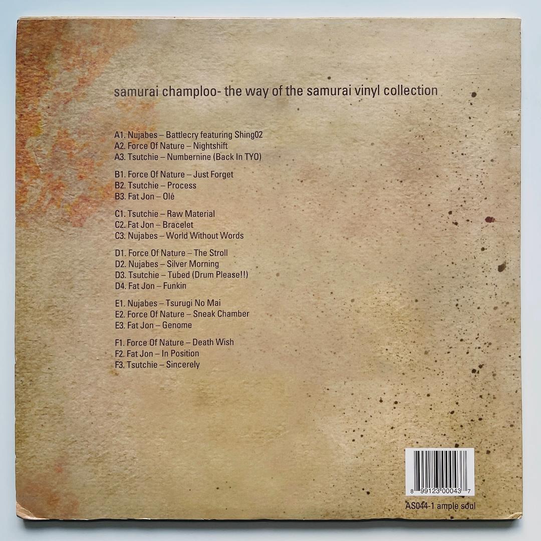 3LP レコード サムライチャンプルー Nujabes ヌジャベス 盤一部難あり