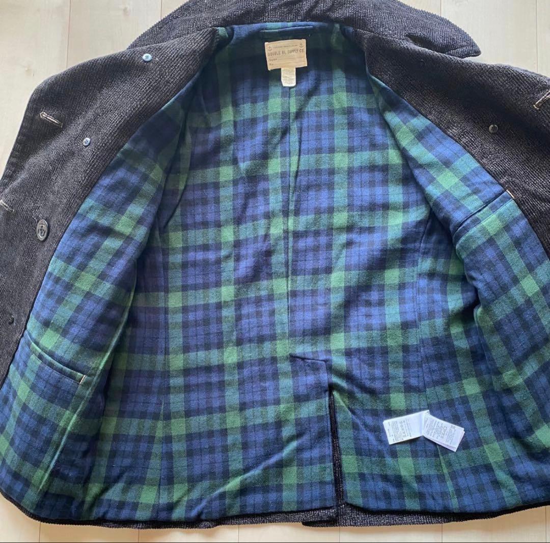 RRL ダブルアールエル コーデュロイ ピーコート ビィンテージ加工 USA