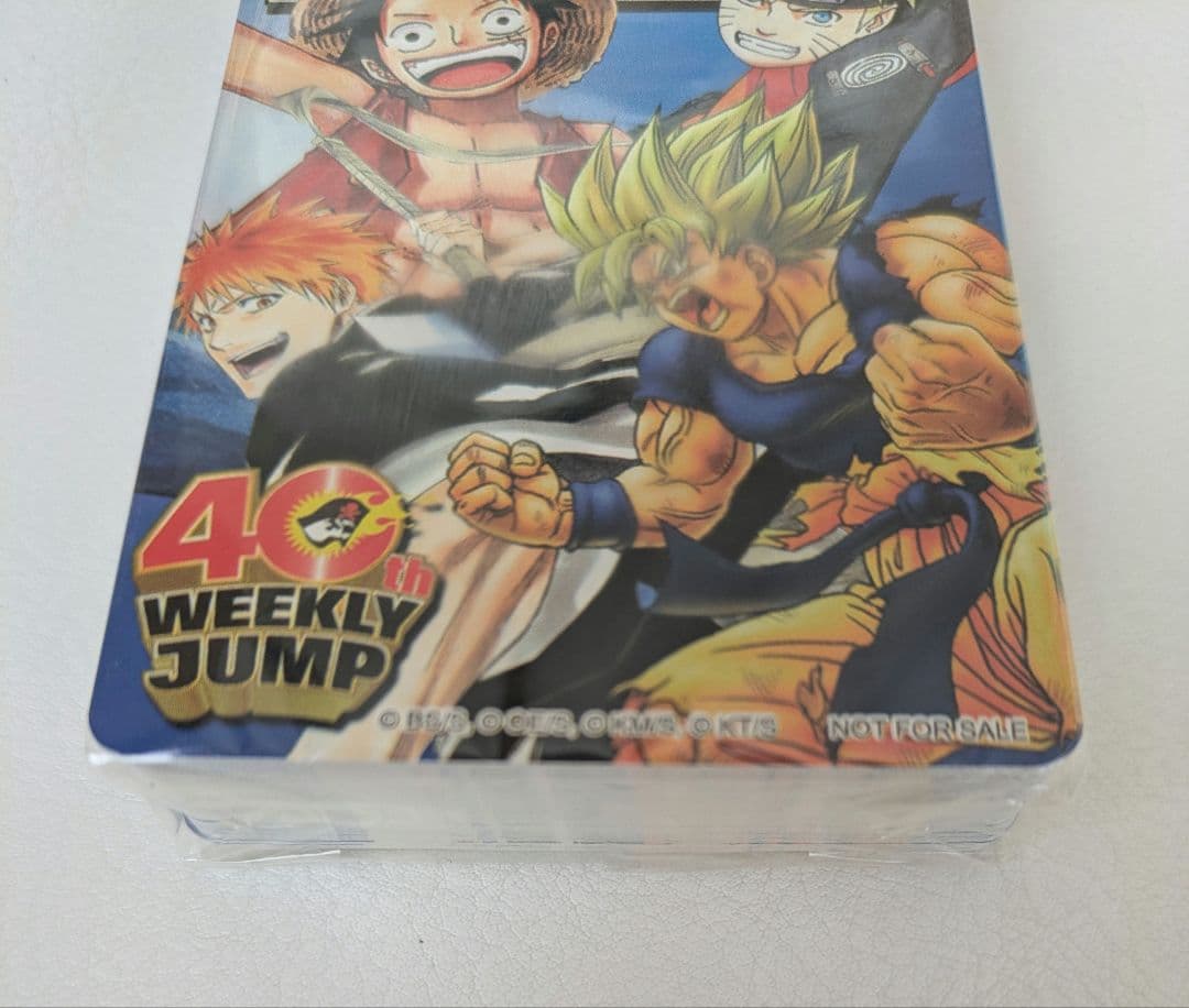 未開封】週刊少年ジャンプ 当選品 40周年記念 4大スター競演トランプ