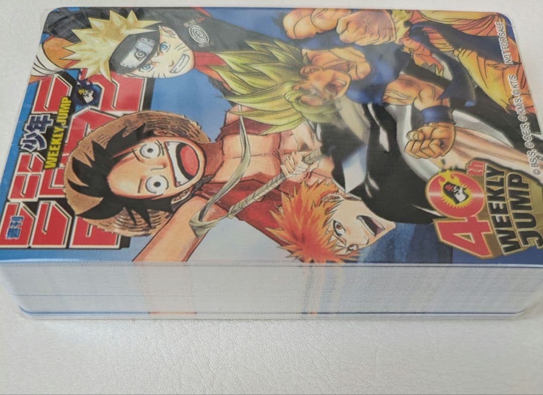 未開封】週刊少年ジャンプ 当選品 40周年記念 4大スター競演トランプ