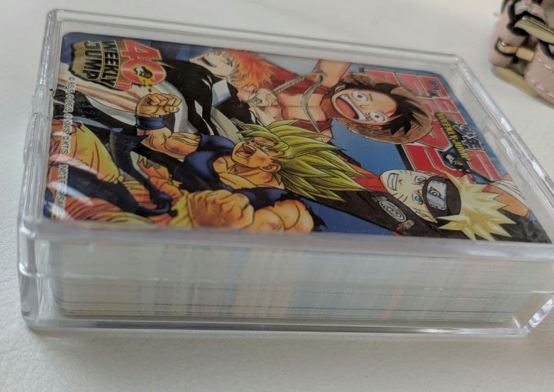 未開封】週刊少年ジャンプ 当選品 40周年記念 4大スター競演トランプ