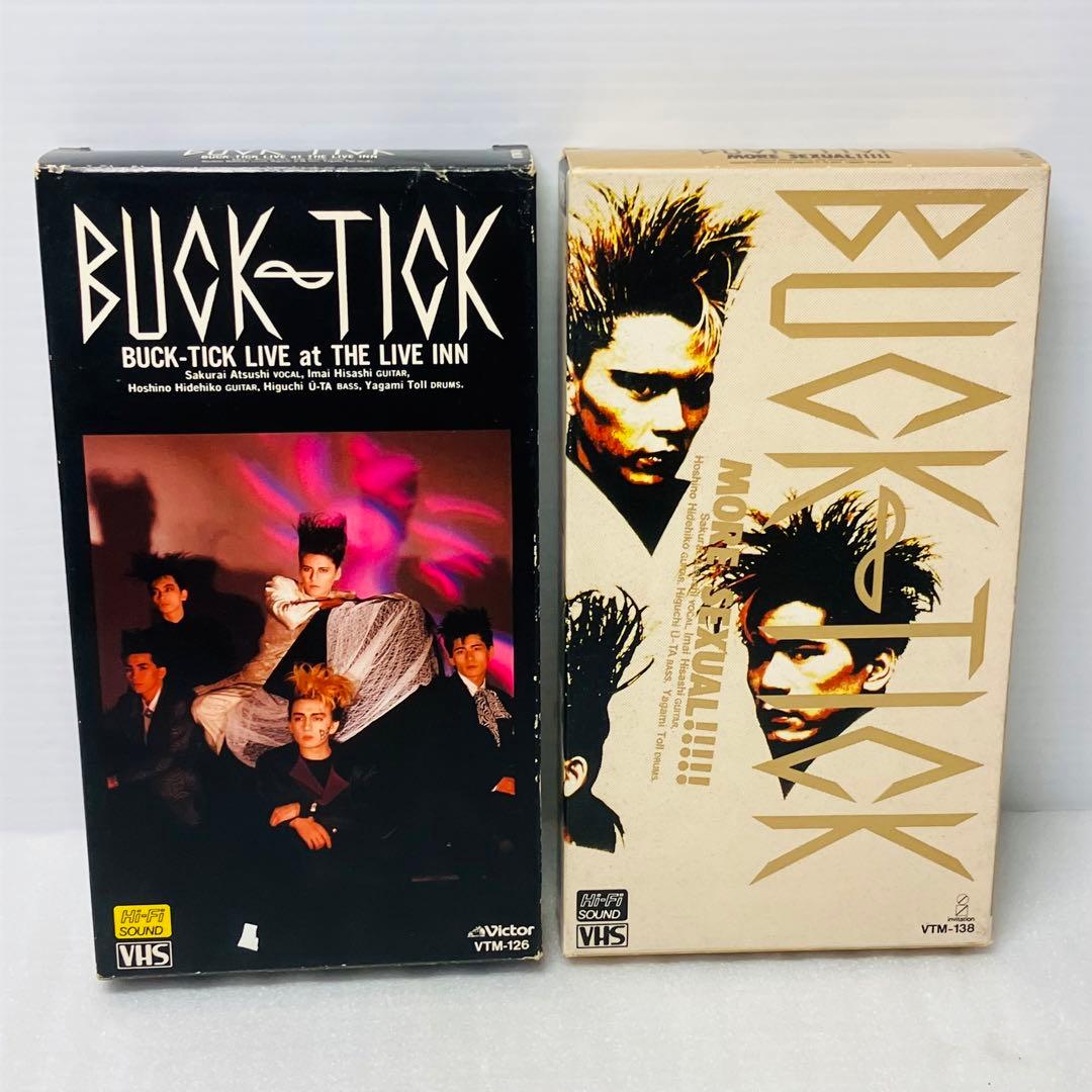 当時物／レア ‎ BUCK-TICK VHS ビデオ 2本セット バクチク - メルカリ