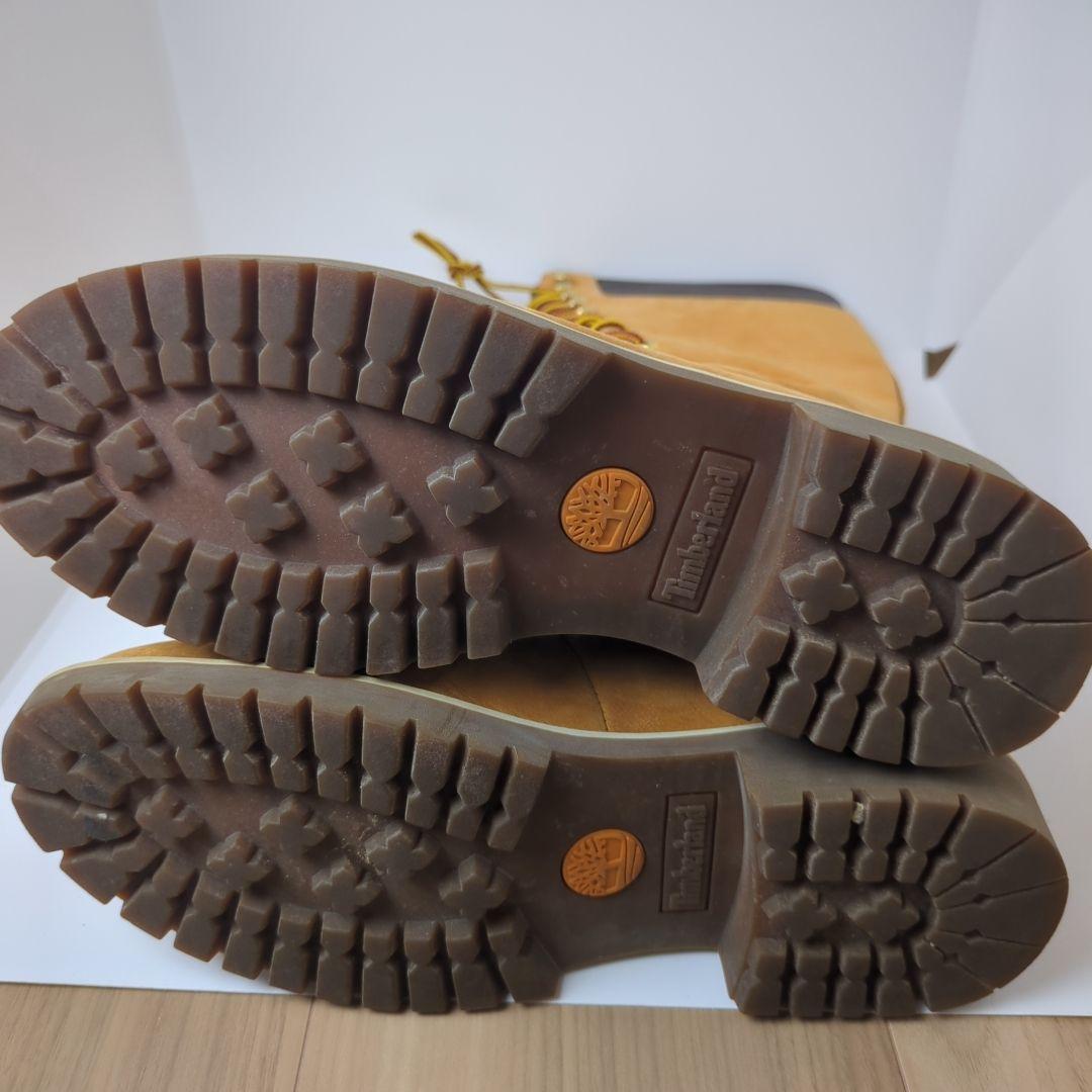 希少 Timberland 8M 26cm ロングブーツ イエロー メンズ