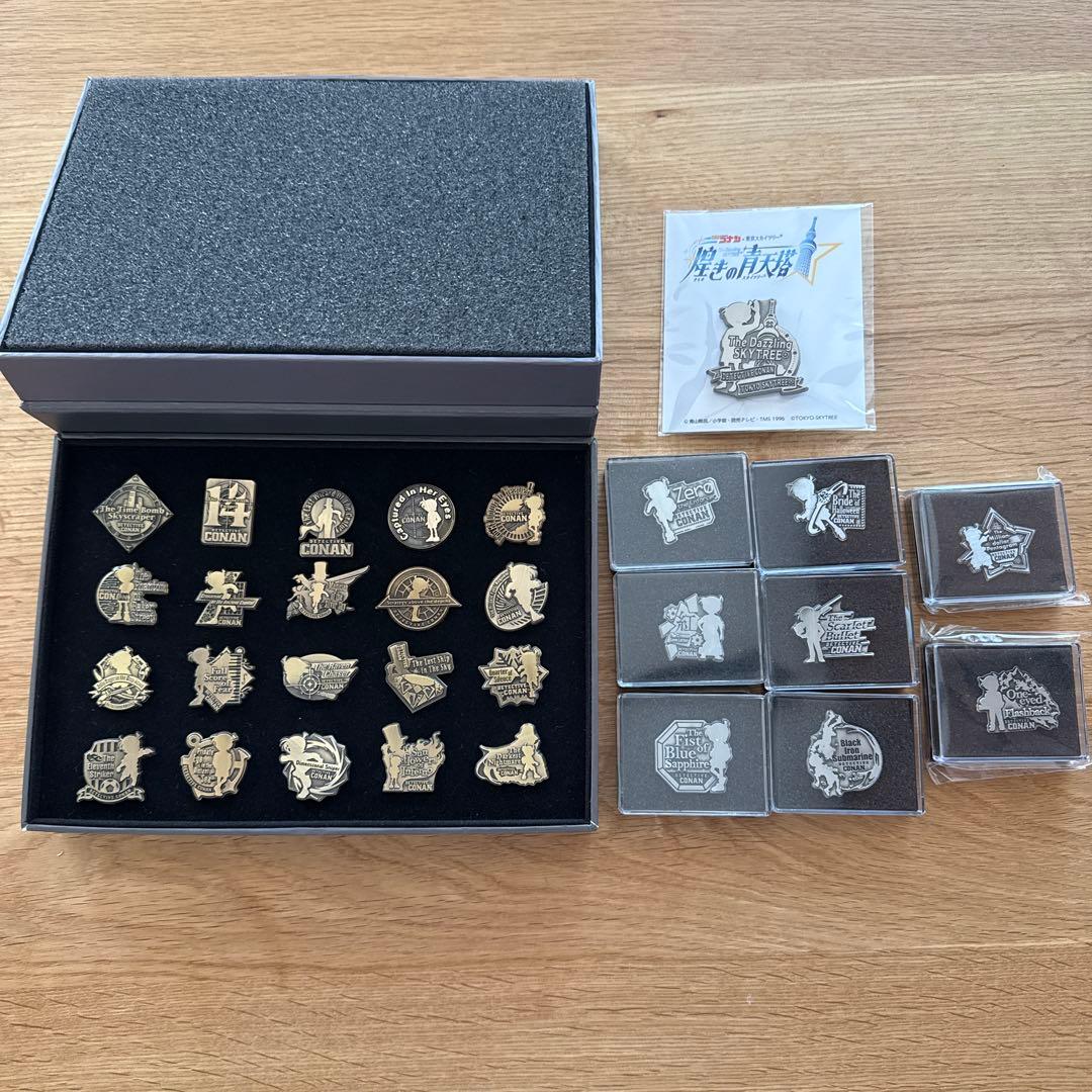 名探偵コナン 劇場版 映画 ピンバッジ 歴代 コンプリート29個セット コナン 名探偵コナン ピンバッジ ピンズ セット 劇場版 映画 緋色の