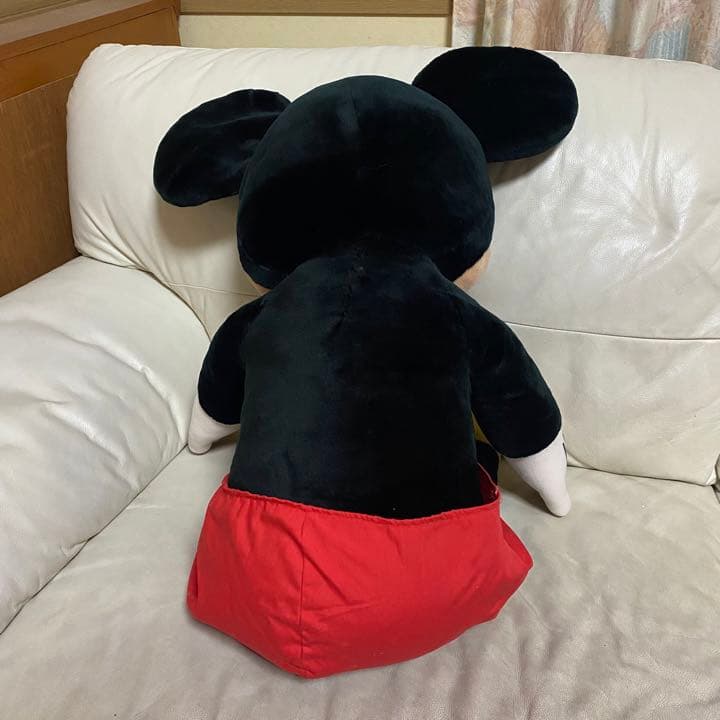 美品 新品未使用】激レア ディズニー ミッキーマウス 特大 ぬいぐるみ