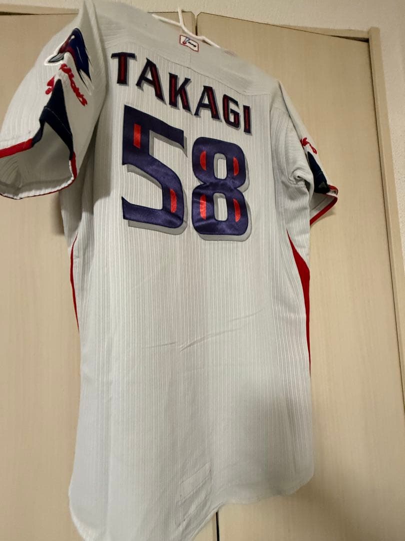 ヤクルトスワローズ 高木選手 実使用ユニフォーム