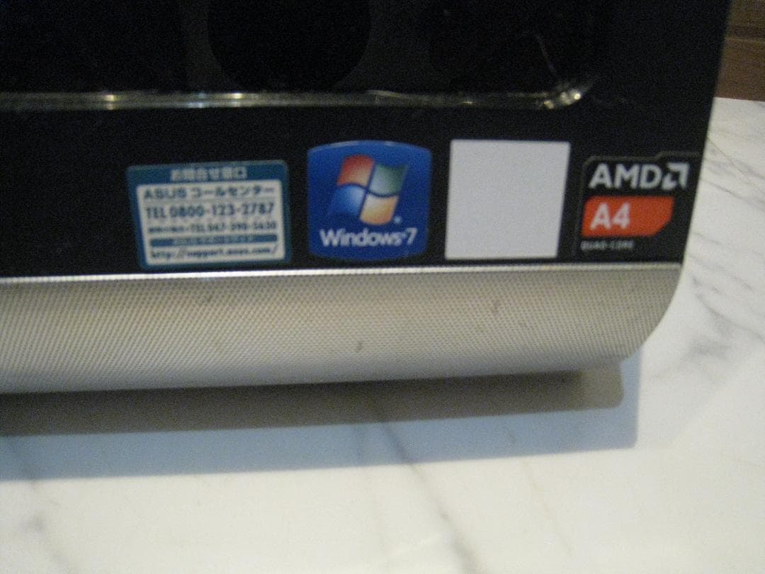 ASUS ET2020A 一体型タッチパネル 20型 AMD OS：Windows7 proCPU AMD