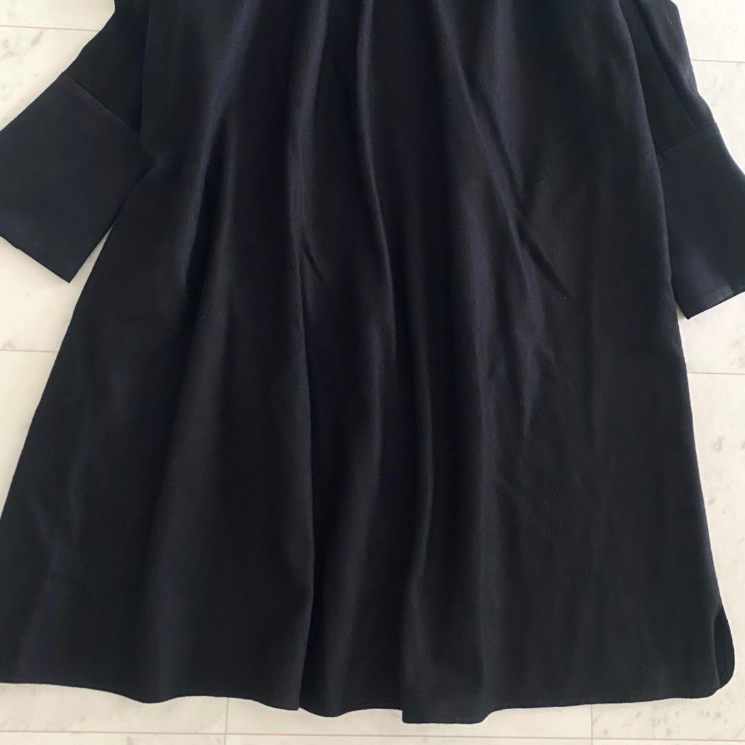 美品 アドーア ADORE シルキージャージーワンピース 近年 ブラック 38