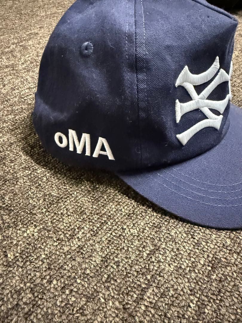 oMA キャップ ネイビー - メルカリ