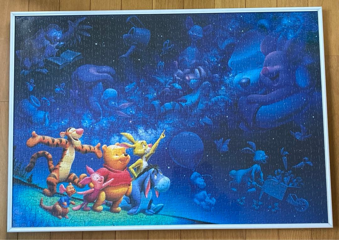 ディズニー くまのプーさん 1000ピース 廃盤 ジグソーパズル 完成品