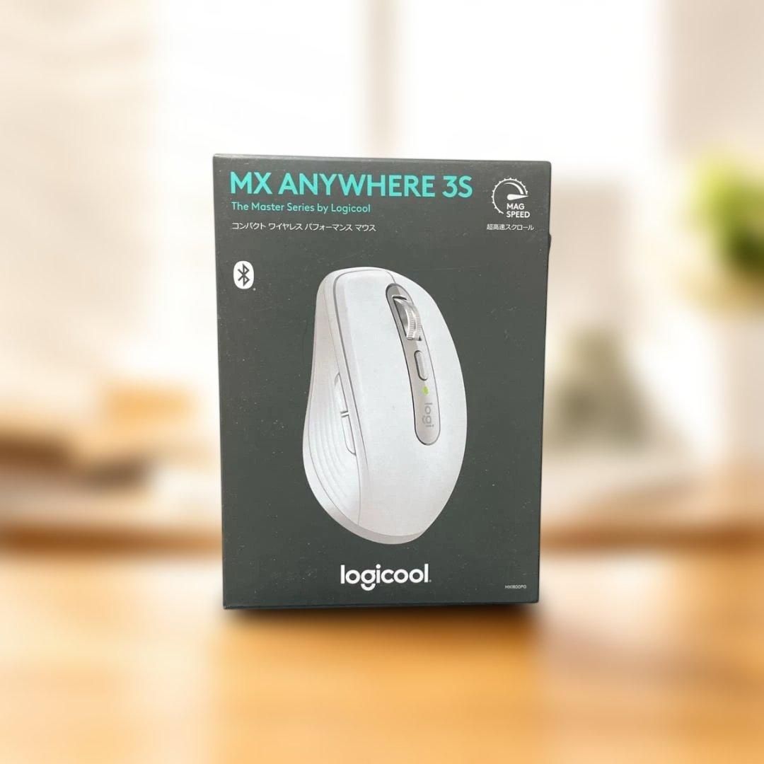 【値下げしました】logicool MX ANYWHERE 3S ホワイト Amazon.com: Logitech MX Anywhere 3S Compact Wireless Mouse, Fast