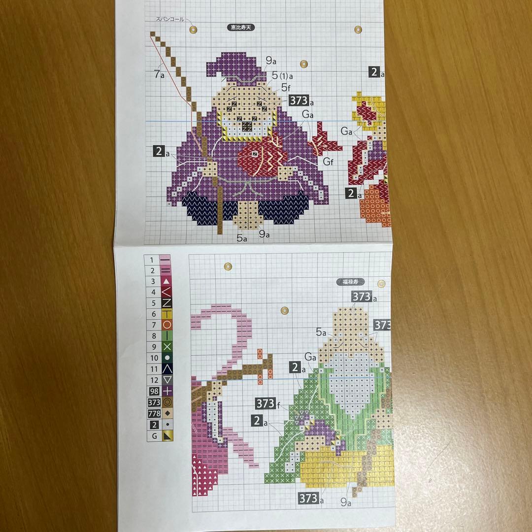 ホビーラホビーレクロスステッチフレーム〈七福神〉図案 - メルカリ