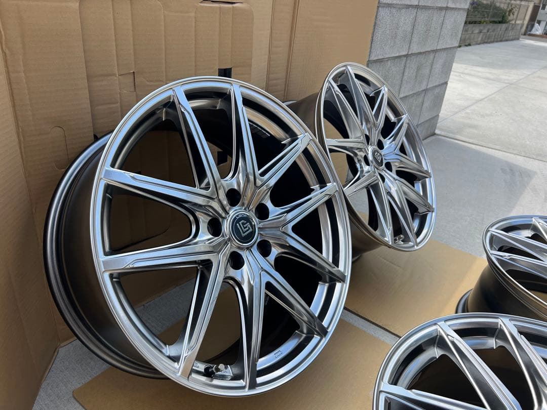 美品★鋳造FORGED★LONGINUS 19インチ 8.0J 40 114.3