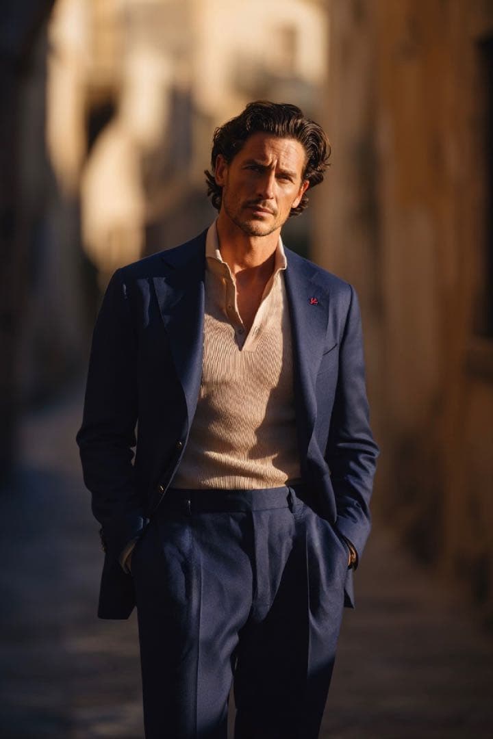 ISAIA イザイア セットアップ スーツ ラペルピン 46 M〜L相当