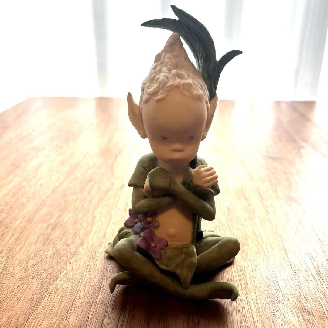 最終値下げ】【希少】 与勇輝 妖精 陶器 人形 ニングル チュチュ