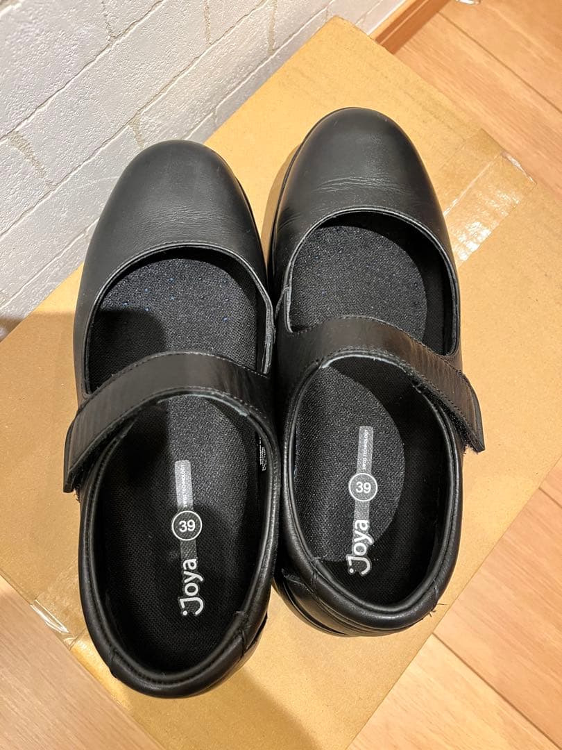 美品★JOYA オードリー ブラック２Audrey BlackⅡ 24.5cm