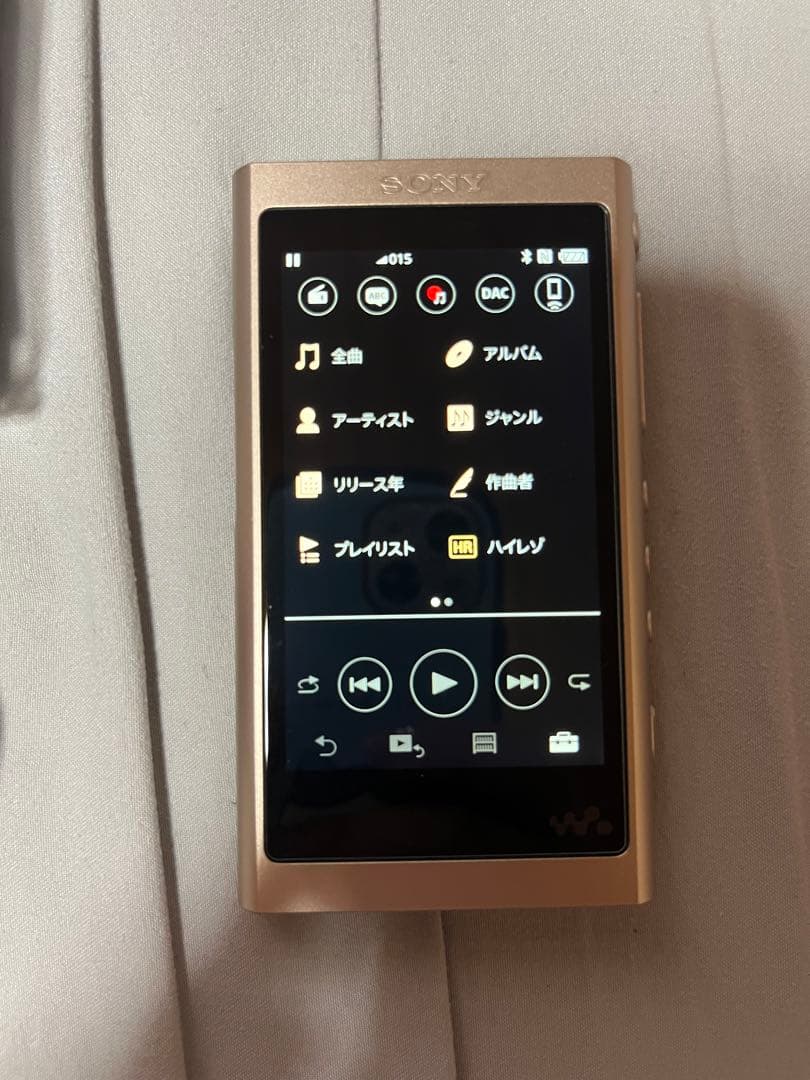 NW-A55 ウォークマン ソニー 極美品16GB ペールゴールド NW-A55 ペール