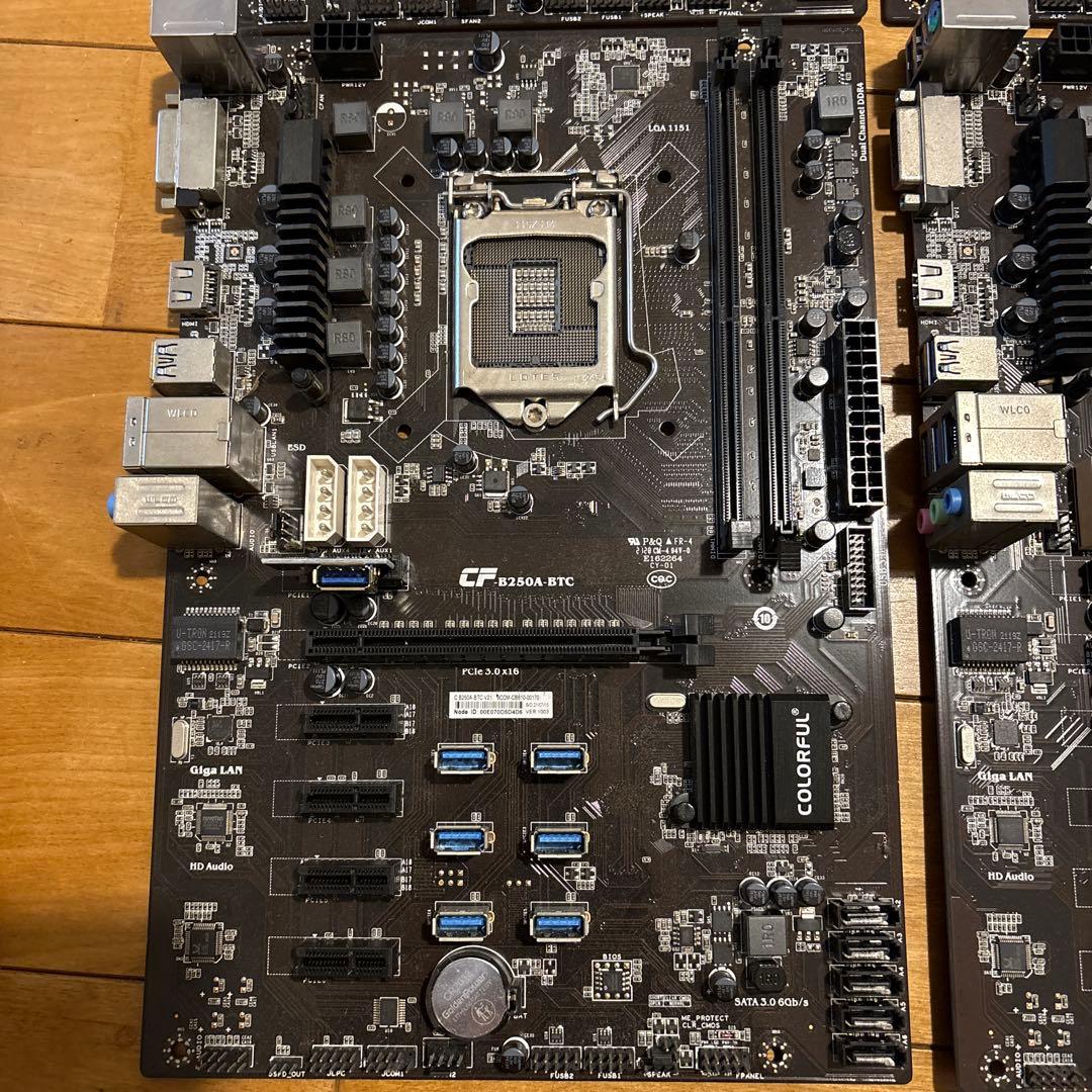 CF B250A-BTC マザーボード ATX 5枚セット ジャンク - メルカリ