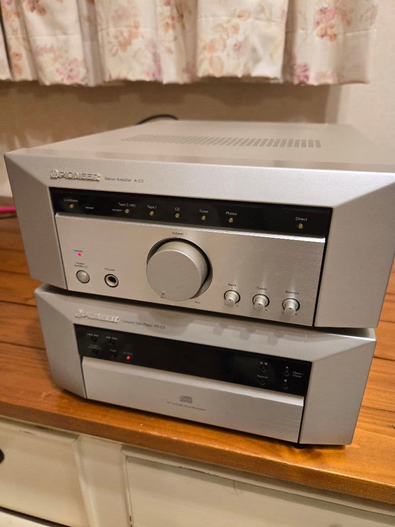 動作確認済】Pioneer A-C3, PD-C3 シルバー コンポ Yahoo!オークション
