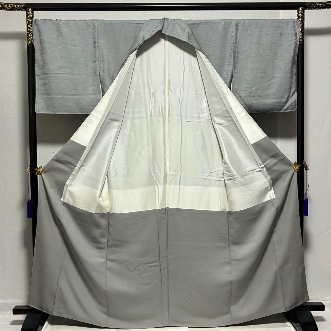 D15訪問着 安藤広重 東海道五拾五撰 さが美 正絹 着物 しつけ糸未使用極美品