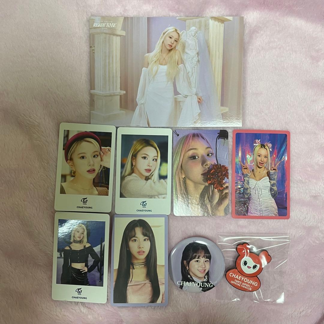 TWICE チェヨン トレカ 缶バッチ ペンライトリング等 まとめ売り