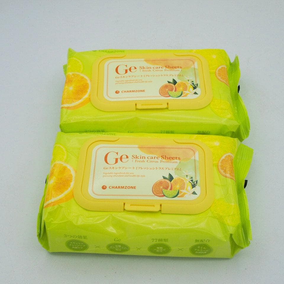 チャームゾーン Ge スキンケアシート フレッシュシトラスプレミアム