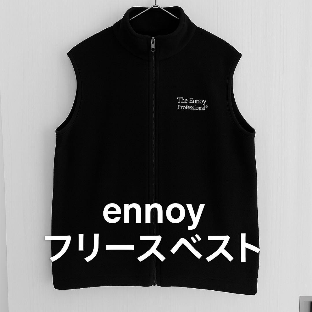 ennoy フリースベスト ブラック Lサイズ USA製 美品 - メルカリ