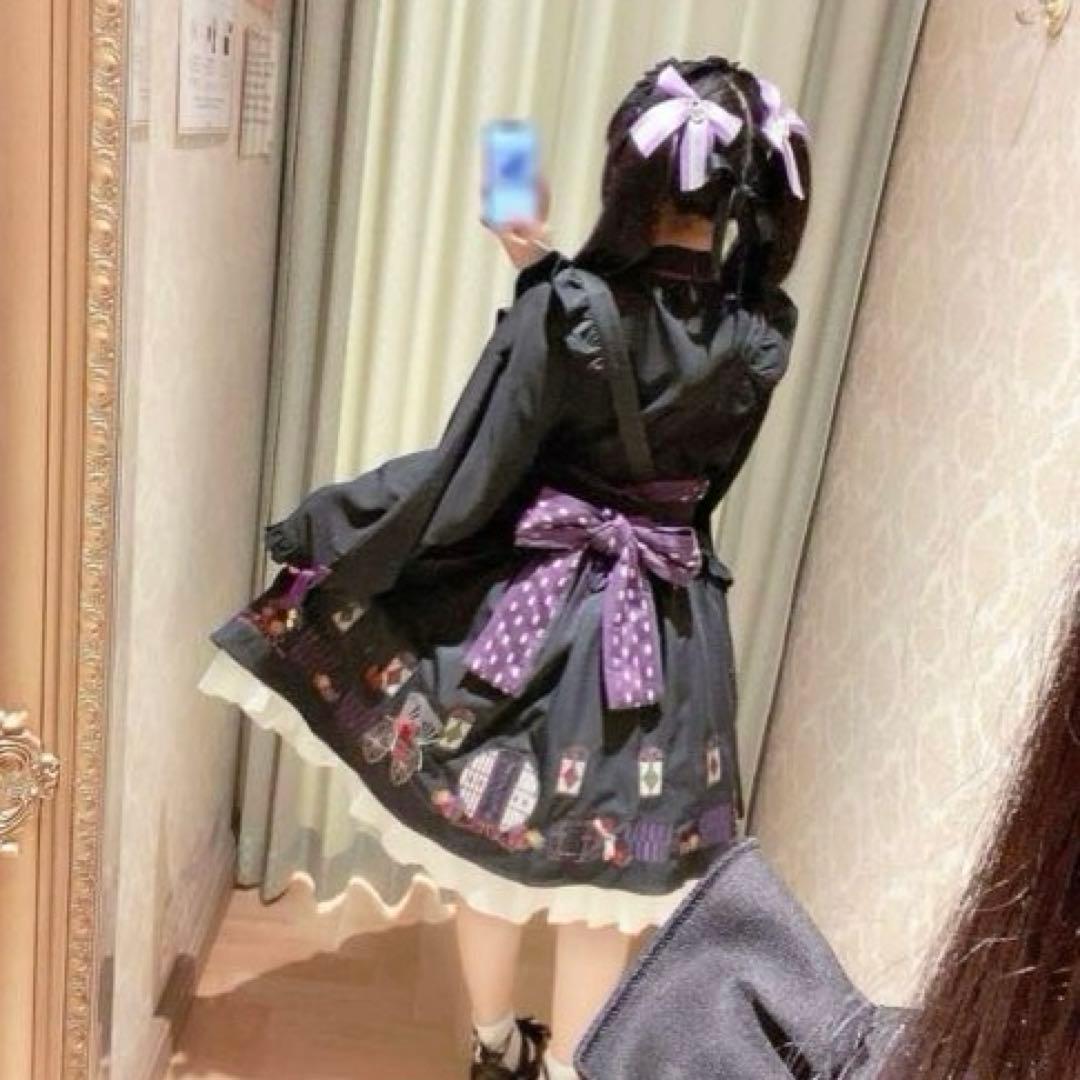 Amavel アマベル 大正浪漫の夢紀行 ミドルスカート ブラック - メルカリ