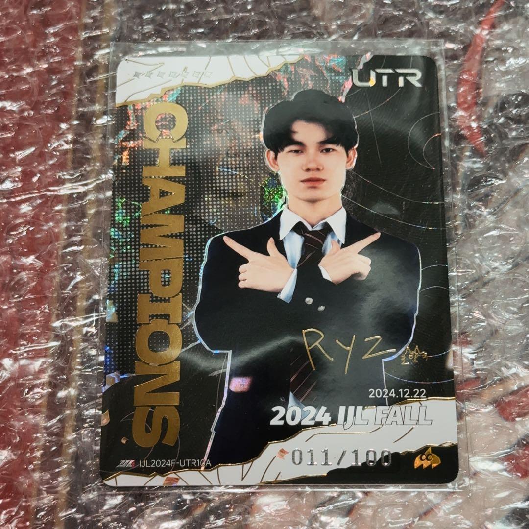 第五人格 IJLカード AXIZ WAVE Ryz選手UTR複製サイン入り - メルカリ