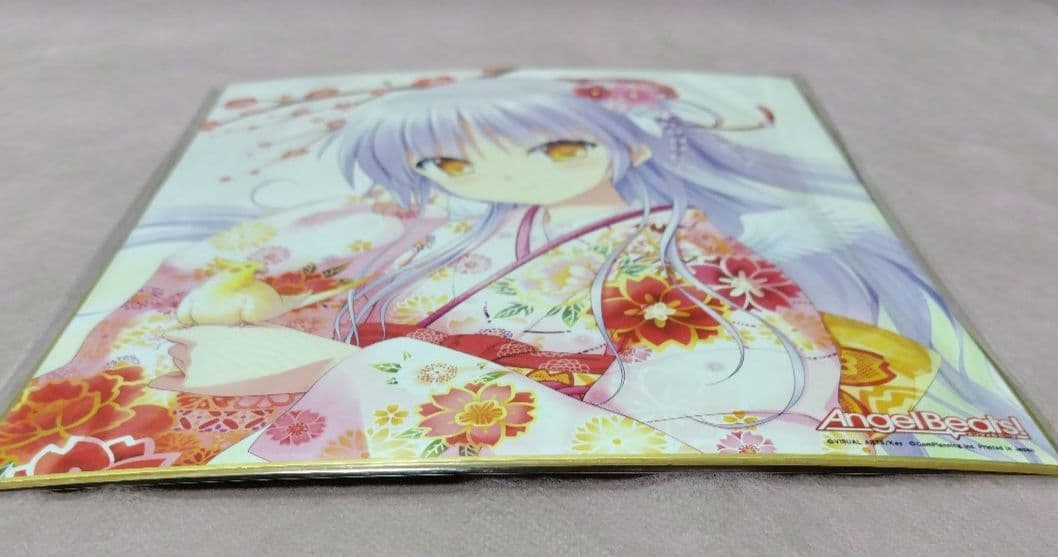 エンジェルビーツセット イラストボード 色紙 ポストカード 缶バッチ
