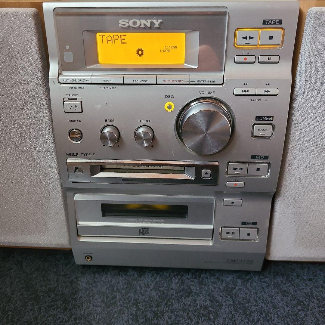 ジャンク品】SONY CD MD カセットコンポ - メルカリ